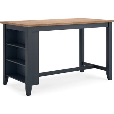 Gesthaven Counter Height Dining Table In Natural and Blue