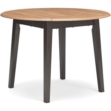 Gesthaven Dining Drop Leaf Table In Natural and Brown