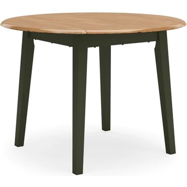 Gesthaven Dining Drop Leaf Table In Natural and Green