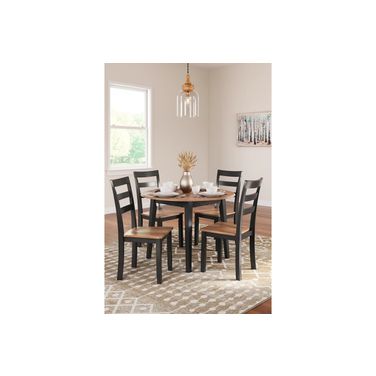 Gesthaven Dining Room Set In Natural and Brown
