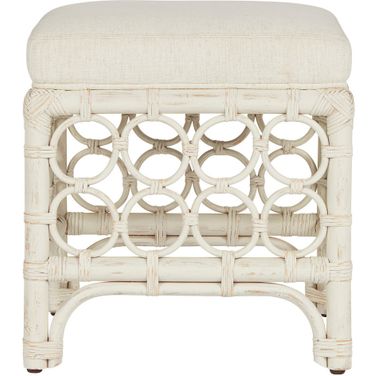 Getaway Egret Rattan Stool