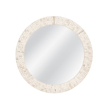 Getty Wall Mirror In Natural Cream