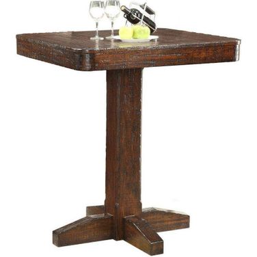 Gettysburg Dark Distressed Pub Table