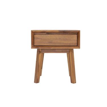 Gia 1 Drawer Nightstand In Warm Pecan