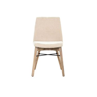Gia Dining Chair Set of 2 In Light Driftwood and Sand
