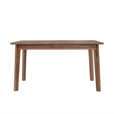 Gia Small Extension Dining Table with Butterfly System In Warm Pecan
