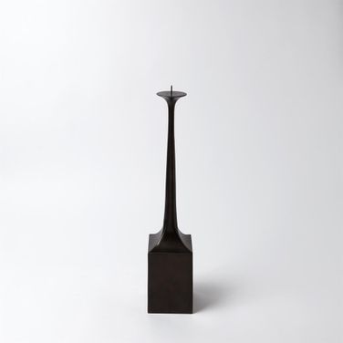 Giac Medium Candle Stand In Bronze