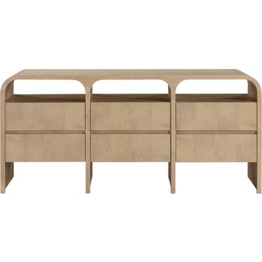 Giada Solid Wood and Veneer Dresser In Natural