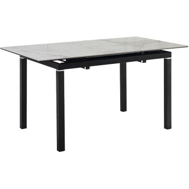 Giana Extendable Dining Table In Gray