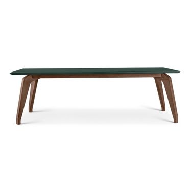 Giane Rectangle Dining Table In Floresta Green