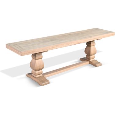 Gianna Wood Dining Bench In Wheat