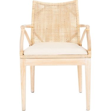 Gianni Arm Chair in White Wash