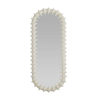 Gilcrest Full Length Mirror In Matte Ivory