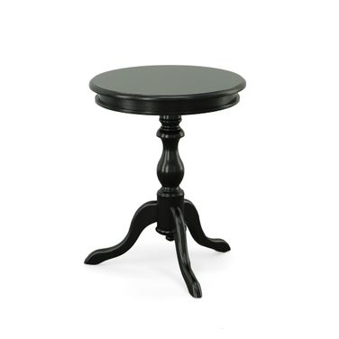Gilda Side Table In Antique Black