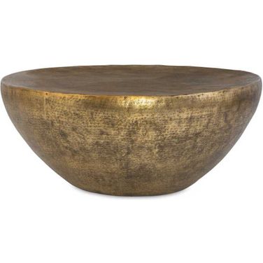 Gilded Dome Coffee Table In Gold