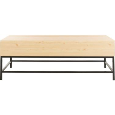 Gina Light Oak Contemporary Lift-Top Coffee Table
