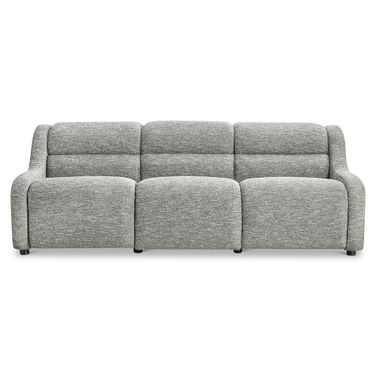 Gio Fabric Power Motion Sofa In Grey
