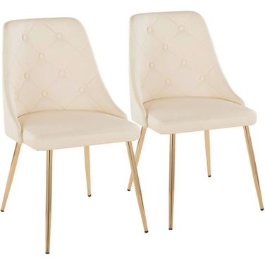Giovanni Chair Set of 2 In Gold