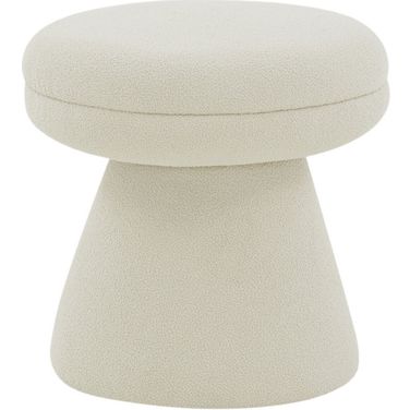 Gisella Boucle Ottoman In Taupe