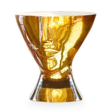 Giuliette Acrylic Table In Orange
