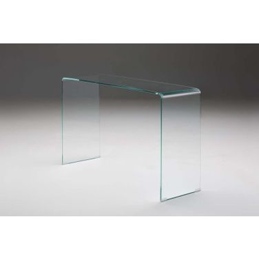 Glacier Super Clear Glass Sofa Table
