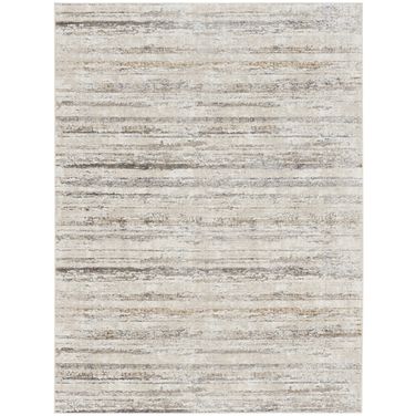Glam 9' x 12' Indoor Rug In Cream Grey