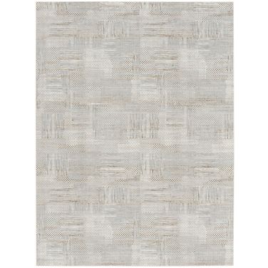 Glam 9' x 12' Indoor Rug In Silver Grey
