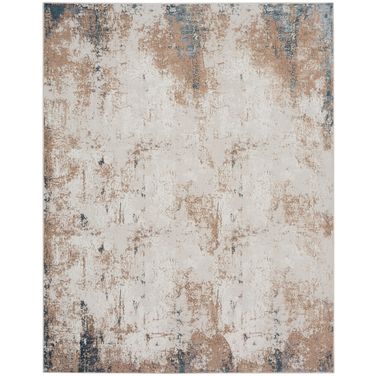 Glam 9' x 12' Indoor Rug In Taupe and Multi