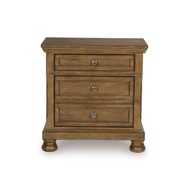 Glarrison Nightstand In Medium Brown