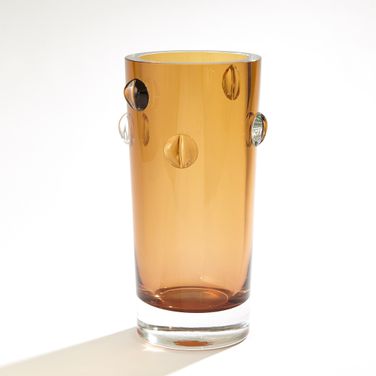 Glass Large Vase In Clear