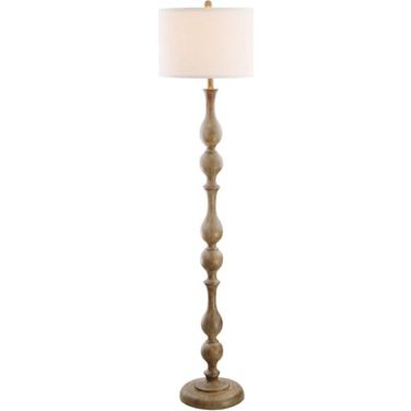 Glendora Brown Wooden Finish Floor Lamp