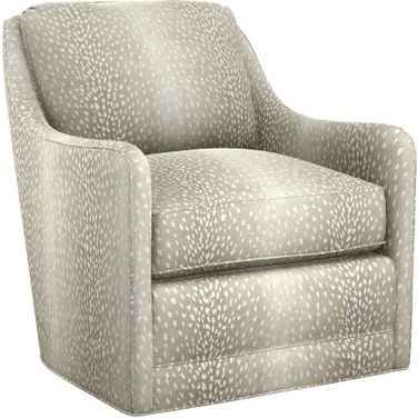 Featured Upholstery Glenhaven Swivel Chair In Beige