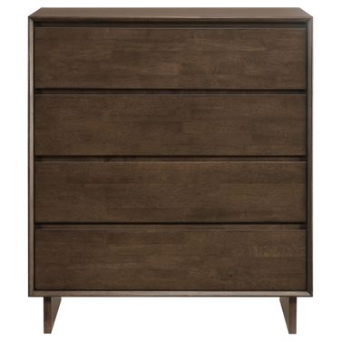 Glenwood 4-Drawer Chest of Drawers In Warm Brown