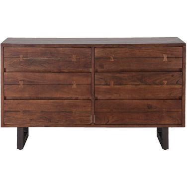 Glenwood Dresser with Acacia In Walnut