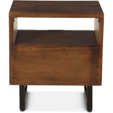 Glenwood Nightstand with Acacia In Walnut