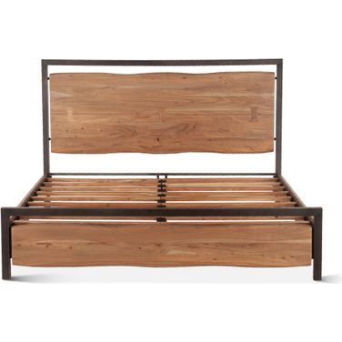 Glenwood Queen Bed In Smoked Acacia