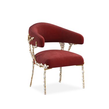 Glimmer Of Hope Accent Chair In Red
