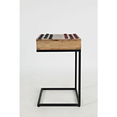 Global Archive Checkerboard C Table In Natural Brown