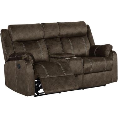 Console Reclining Loveseat With Drawer