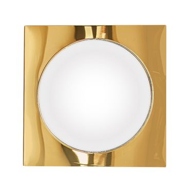 Globo Convex Mirror In Brass