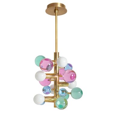 Globo Five-Light Chandelier In Multi