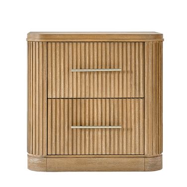 Gloria 2-Drawer Nightstand In Natural