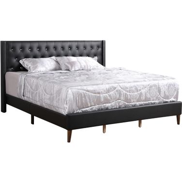Glory Furniture Bergen King Bed, Black