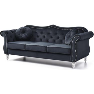 Glory Furniture Hollywood Black Sofa