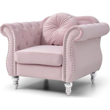 Glory Furniture Hollywood Pink Chair