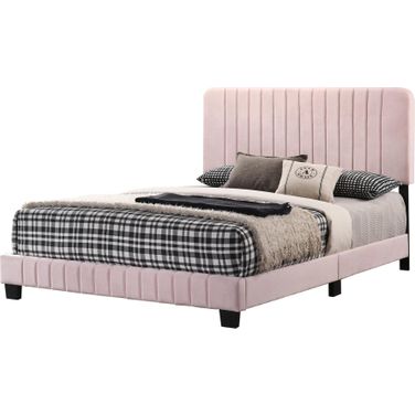 Glory Furniture Lodi Full Bed, Pink