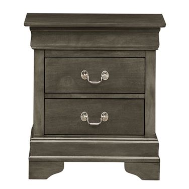 Louis Phillipe Nightstand In Gray