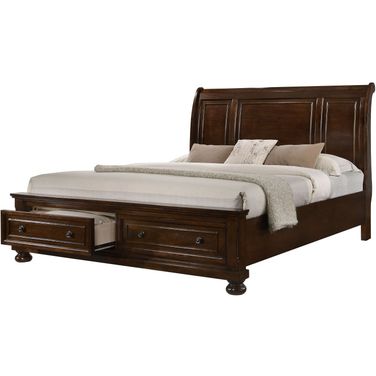 Glory Furniture Meade Twin Bed In Cherry