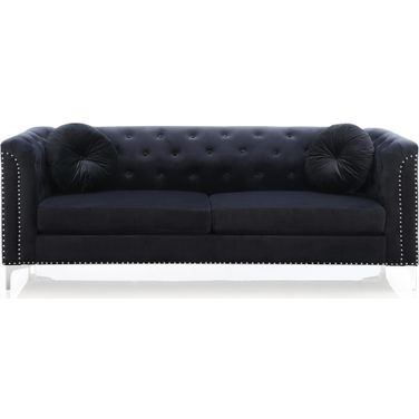 Glory Furniture Pompano Sofa, Black