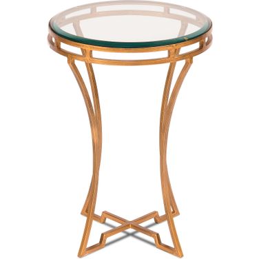 Gold Wine Side Table